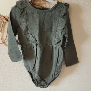 Grayson Threads Olive Green Kids One Piece